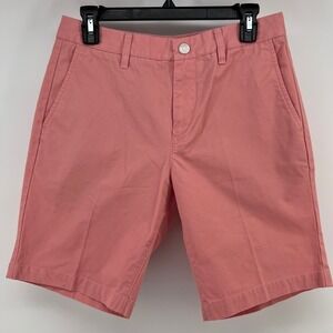 Bonobos Mens Salmon Pink 100% Cotton 9 Inch Inseam Chino Shorts Size 30